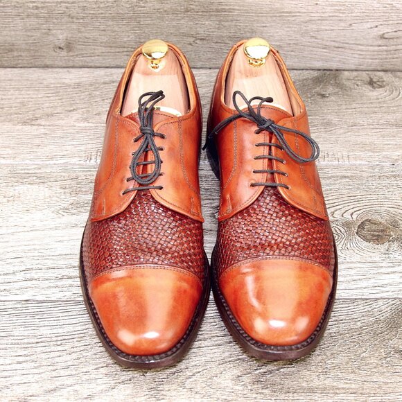 Allen Edmonds LAUDERDALE Woven Blucher 8 D Chili * add $15 new Cedar Trees main image 9